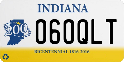 IN license plate 060QLT