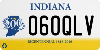 IN license plate 060QLV