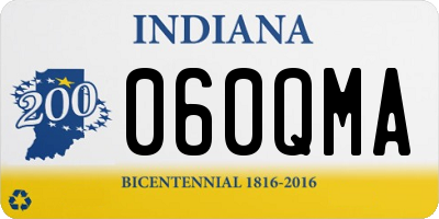 IN license plate 060QMA