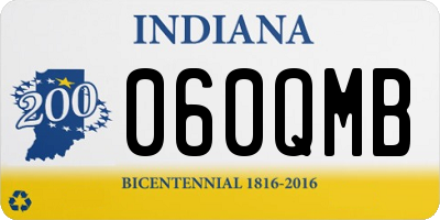 IN license plate 060QMB
