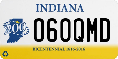 IN license plate 060QMD