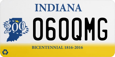 IN license plate 060QMG