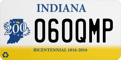 IN license plate 060QMP