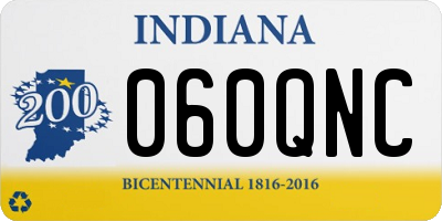 IN license plate 060QNC