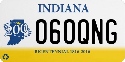 IN license plate 060QNG