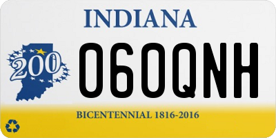 IN license plate 060QNH