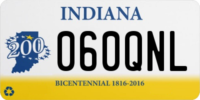 IN license plate 060QNL