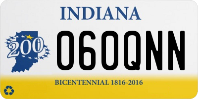 IN license plate 060QNN