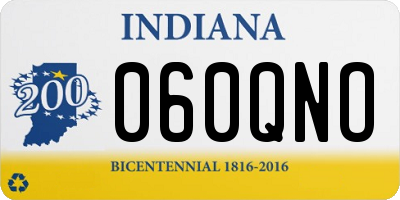 IN license plate 060QNO