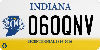 IN license plate 060QNV
