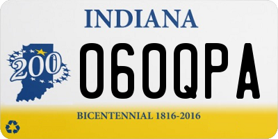 IN license plate 060QPA