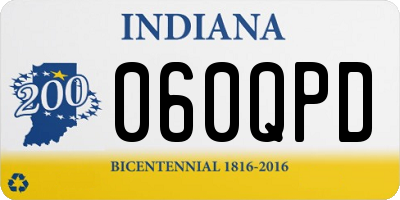 IN license plate 060QPD