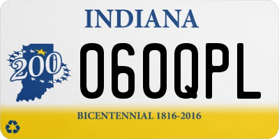 IN license plate 060QPL