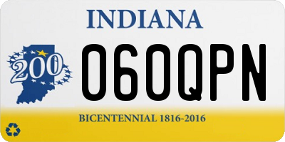 IN license plate 060QPN