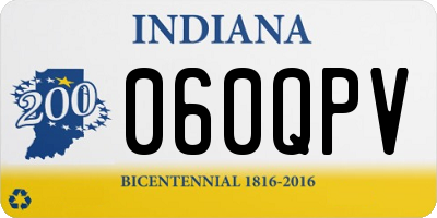 IN license plate 060QPV