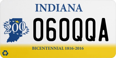 IN license plate 060QQA