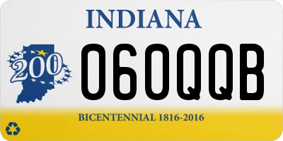 IN license plate 060QQB