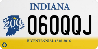 IN license plate 060QQJ