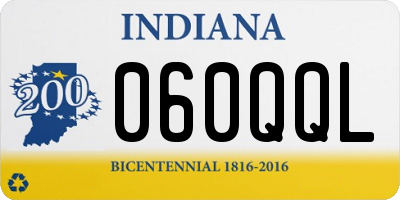 IN license plate 060QQL