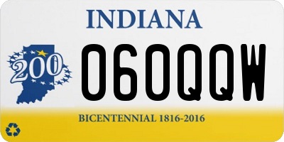 IN license plate 060QQW