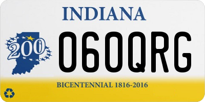 IN license plate 060QRG
