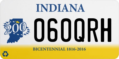 IN license plate 060QRH