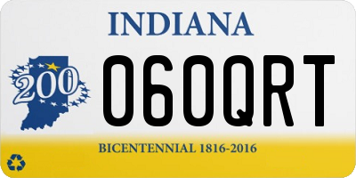 IN license plate 060QRT