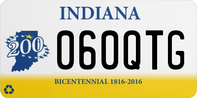 IN license plate 060QTG