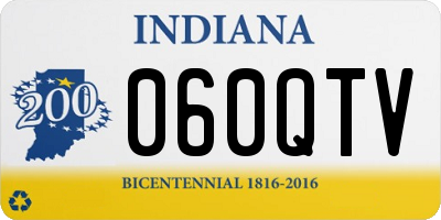 IN license plate 060QTV