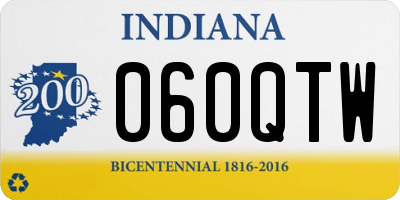 IN license plate 060QTW
