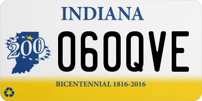 IN license plate 060QVE