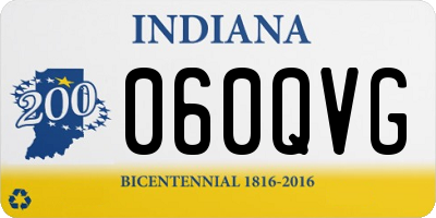 IN license plate 060QVG