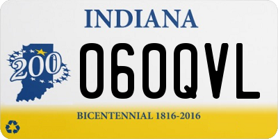 IN license plate 060QVL