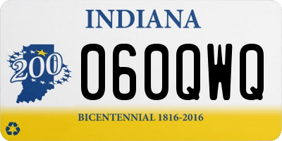 IN license plate 060QWQ