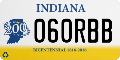 IN license plate 060RBB