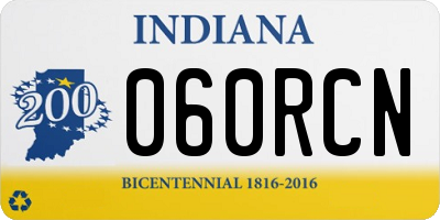 IN license plate 060RCN