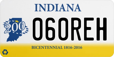 IN license plate 060REH
