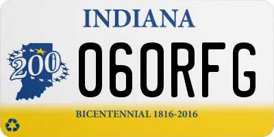 IN license plate 060RFG