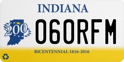 IN license plate 060RFM