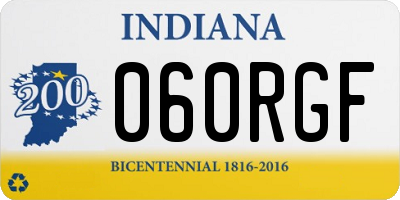 IN license plate 060RGF