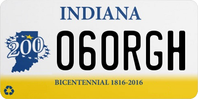IN license plate 060RGH
