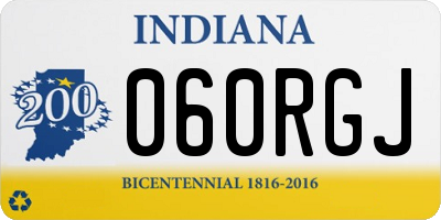 IN license plate 060RGJ