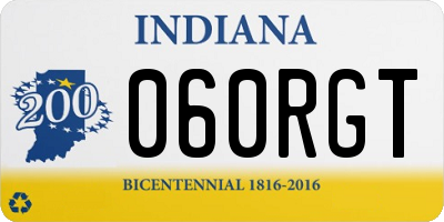 IN license plate 060RGT