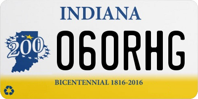 IN license plate 060RHG