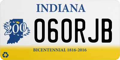 IN license plate 060RJB