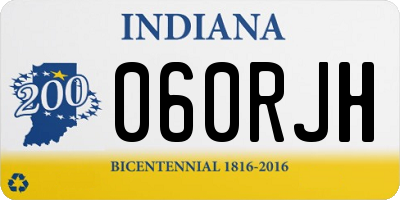 IN license plate 060RJH