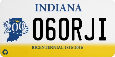 IN license plate 060RJI