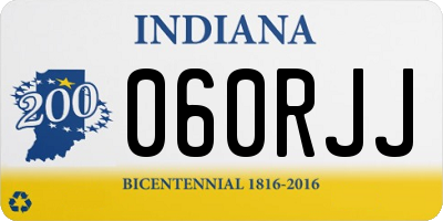 IN license plate 060RJJ