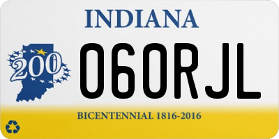 IN license plate 060RJL