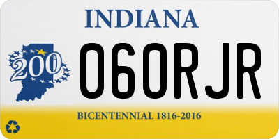 IN license plate 060RJR